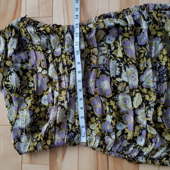 ZARA Floral print chiffon dress - Picture 9 of 12